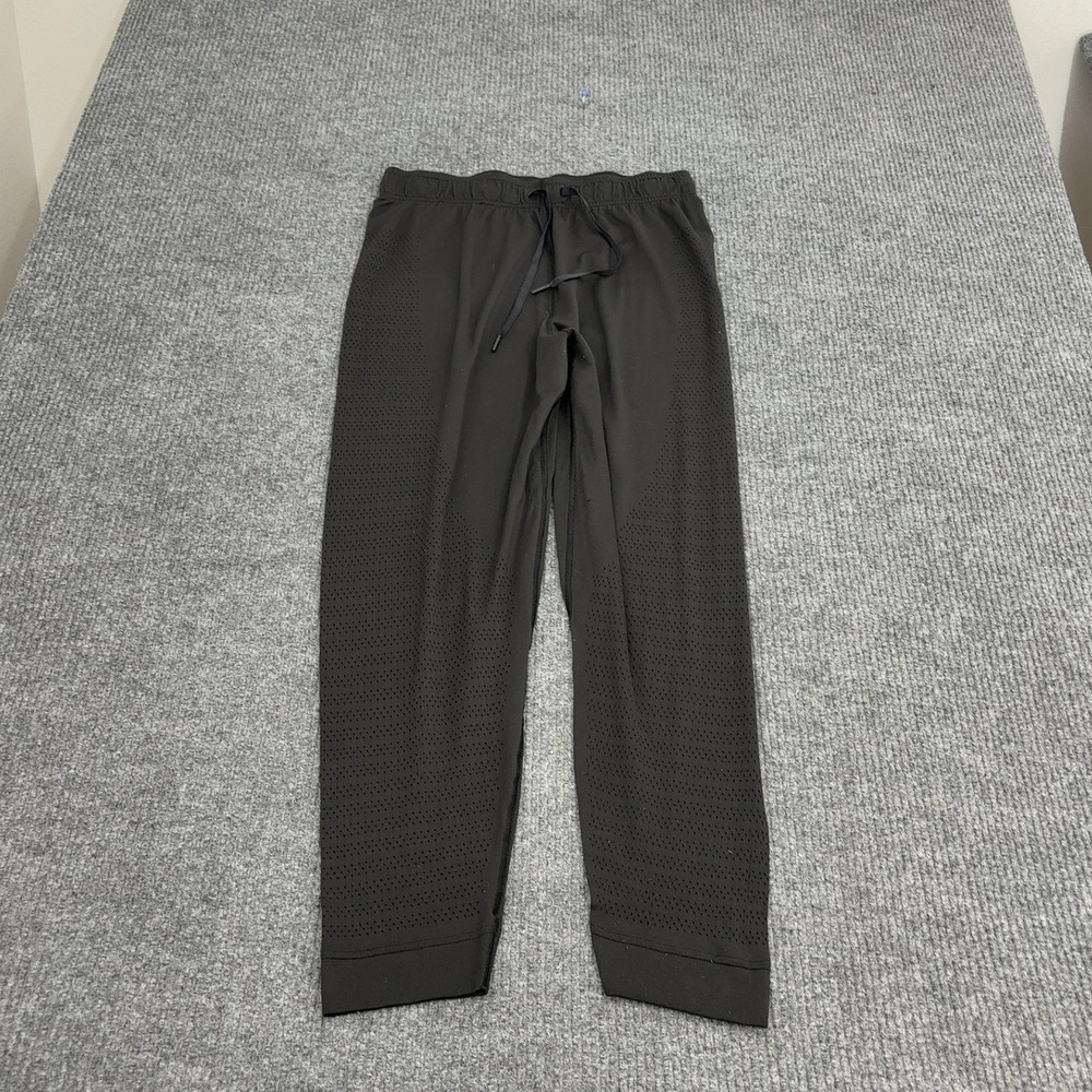 Lululemon‎ Joggers Mens L Black Synthetic Laser Cut Ventilation Athletic Style